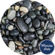 2100-P-P1 - Polished Volcanic Black Gravel - Project Pack